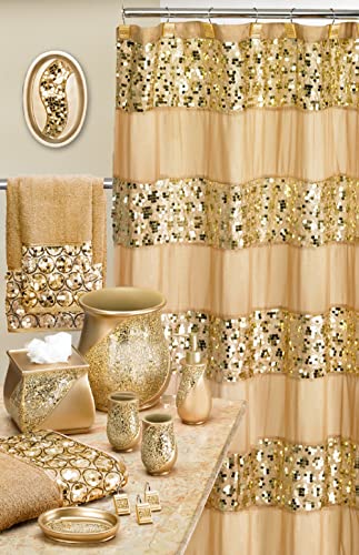 Champagne Sinatra Bathroom Tumbler - 6"W x 3"L (Pack of 1)