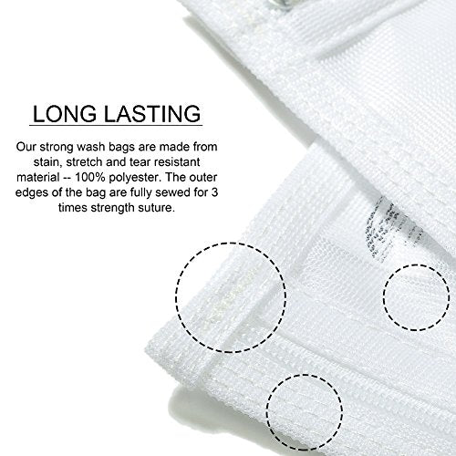 TENRAI Delicates Laundry Bags - Fine Mesh Wash Bag Set (3 Small)