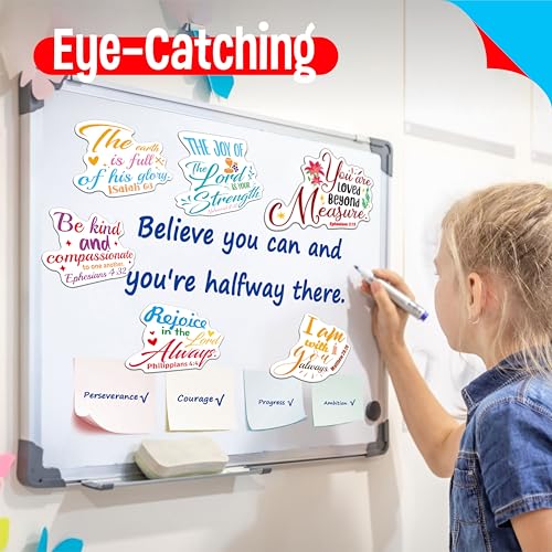 30 Inspirational Bible Verse Fridge Magnets - Motivational Magnetic Stickers