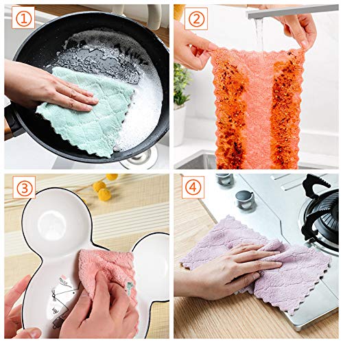Hypermotion Microfiber Cleaning Cloths - Lint Free, Absorbent, 12 Pack