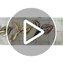 Set of 4 Vintage Leaf Wall Hooks - Antique Bronze Iron Coat & Curtain Hangers