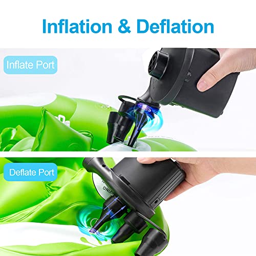 BrilliantHouse Portable Electric Air Pump 4.5x3.5x3.9 Inch for Inflatable Items