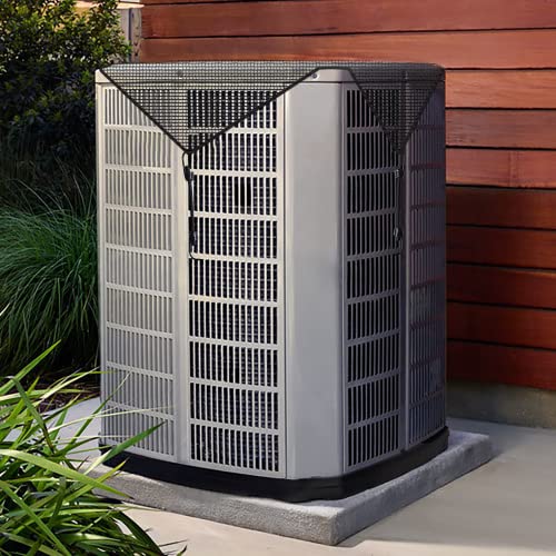 SunnyRoyal 32" x 32" Mesh Vinyl AC Cover for Outdoor Central Air Conditioners