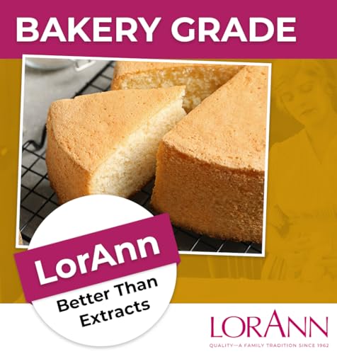 LorAnn Oils Butter Vanilla Emulsion - Gluten-Free Flavoring for Baking, 128 Fl Oz