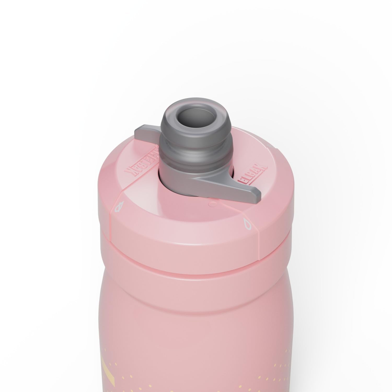 CamelBak Podium Bike Water Bottle 15oz – Lightweight Squeeze Bottle with High Flow Cap, Coral Sunset