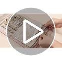 BAGSMART Small Travel Jewelry Organizer Case - Khaki, Foldable Design