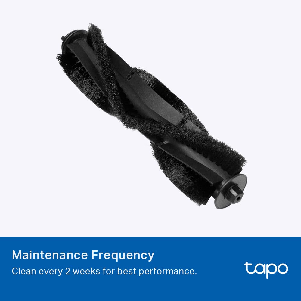 Tapo Brush & Filter Replacement – Includes Easy to Replace 1x Main Brush, 2x Side Brushes, and 2x Washable HEPA Filters, Compatible with RV30 Max Plus, RV30 Max, RV20 Max Plus, & RV20 Max Plus