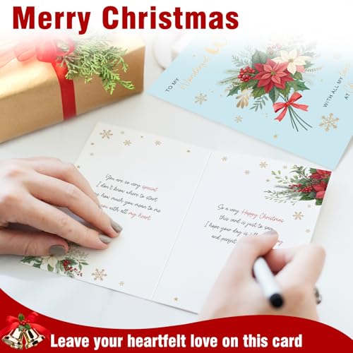 Romantic Christmas Card for Wife - Sweet Holiday Greeting from Husband