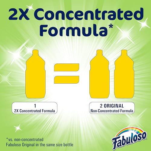 Fabuloso 2X Multi-Purpose Cleaner, Lavender Scent, Concentrated, 128 fl oz