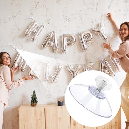 Mozeat 32mm Suction Cups with Stainless Steel M4 Screws - 6 Pack