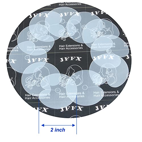 Hair Extension Heat Shield Guards - Clear PVC Keratin Glue Spacers, 50 Pcs
