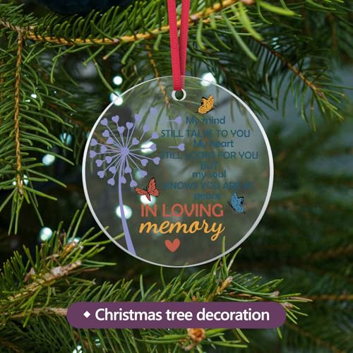 Sympathy Memorial Ornament - Bereavement Gift for Loved Ones