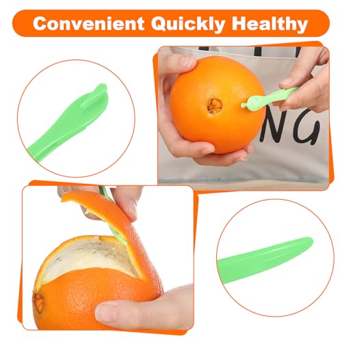 10-Pack Citrus Peeler Set - Easy Orange & Lemon Peelers