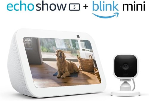 Echo Show 5 - Smart Display with Alexa Emergency Assist | Charcoal Color, Monthly Subscription