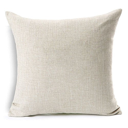Cotton Linen Father's Day Quote Throw Pillow Cover - 18x18 Decorative Cushion for Sofa & Home