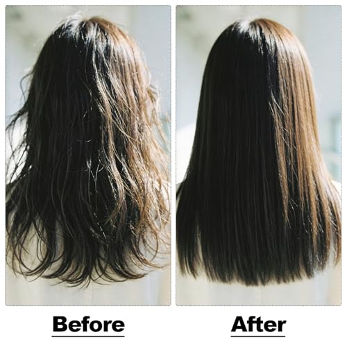 Qjaiune Small Boar Bristle Round Hair Brush for Short Hair and Bangs