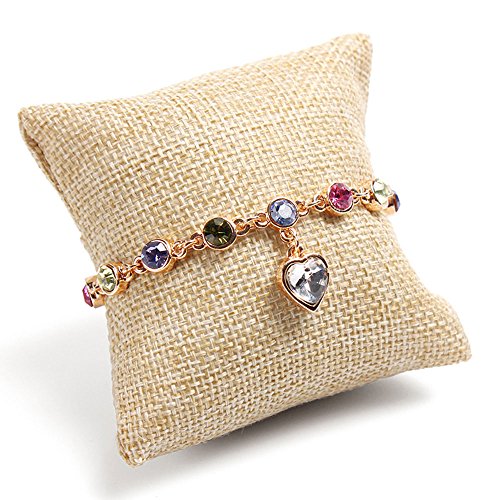 Beige Jewelry Pillow Cushion Display Holders 10 Pcs for Bracelets & Watches