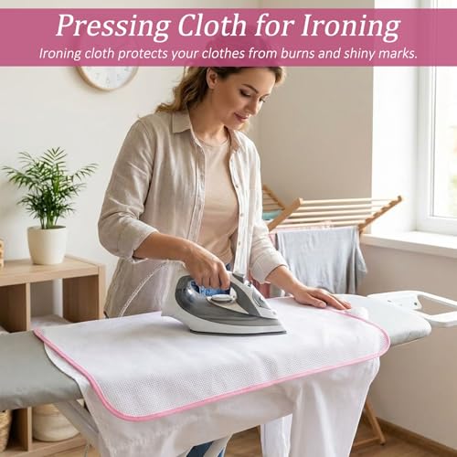 4 Pack Heat-Resistant Ironing Pressing Pads Mesh Cloth for Garment Protection