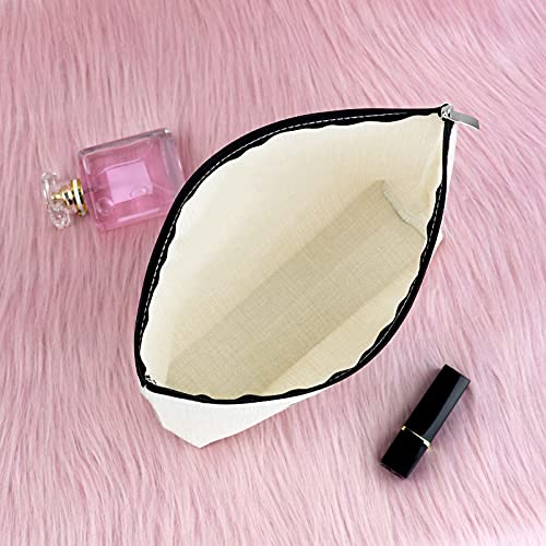 Theatre Lover Makeup Bag Cotton Linen Cosmetic Travel Pouch for Actress