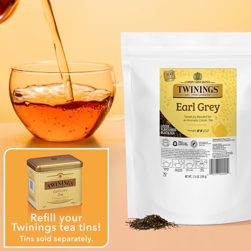 Twinings Earl Grey Loose Leaf Tea, 17.6 oz Resealable Pouch