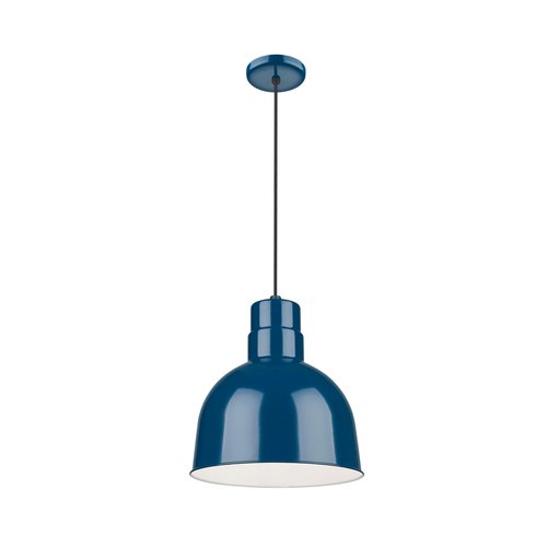 Millennium RDBC10-NB Restoration One Light Pendant from R Series Collection in Bronze/Dark Finish