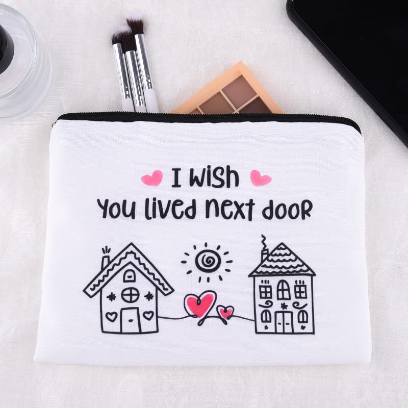 Sudaporn Best Friend Makeup Bag Canvas Travel Cosmetic Pouch Gift