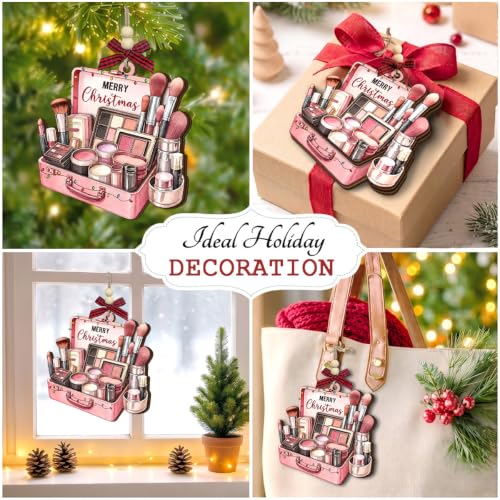 Makeup Christmas Ornament - Beauty Cosmetology Gift for Women and Girls