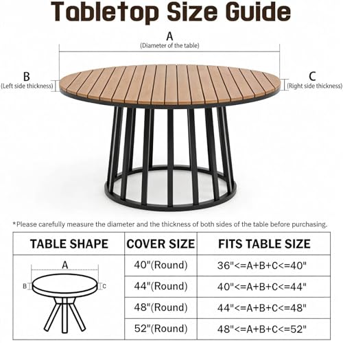 Pink Christmas Round Fitted Tablecloth with Elastic for 40-44 inch Tables - Winter Snowman Design