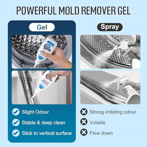 Leopong Cleaner Gel for Washer & Refrigerator Seals, 5 fl oz