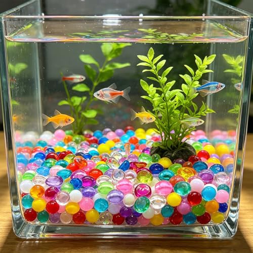 2000 PCS Mini Acrylic Flat Marbles for DIY Slime & Crafts