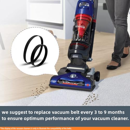 Replacement Belt Set (2-Pack) for Hoover Whole House Rewind Pet Vacuums