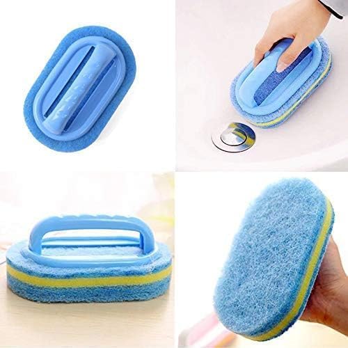 KOKSI Cleaning Brush Set - Ergonomic 2-Piece All-Purpose Scrubbing Brushes for Bathroom & Kitchen