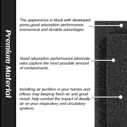 4-Pack Activated Carbon Pre-Filters for Honeywell Air Purifiers