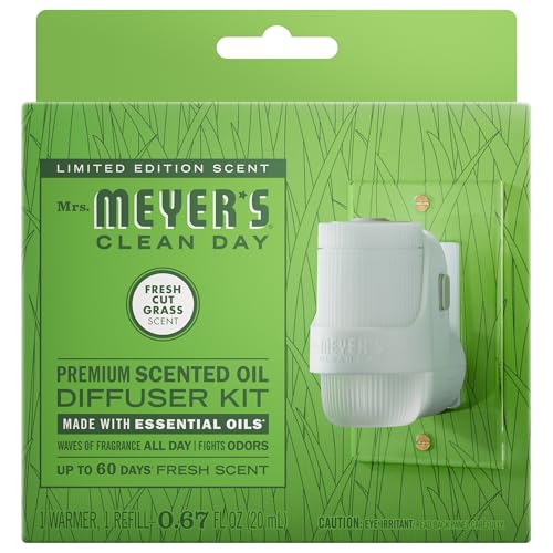Mrs. Meyer's Fresh Cut Grass Scented Oil Air Freshener Kit