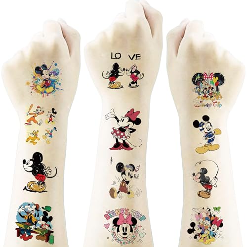 20pcs Mickey Mouse Temporary Tattoos Party Favors Stickers