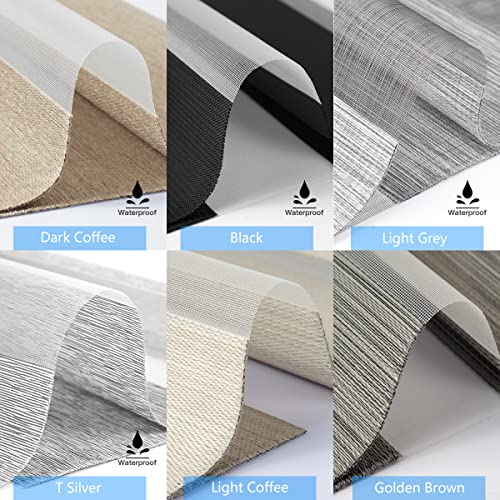 Tokblind Dual Layer Sheer Roller Shade Fabric Sample