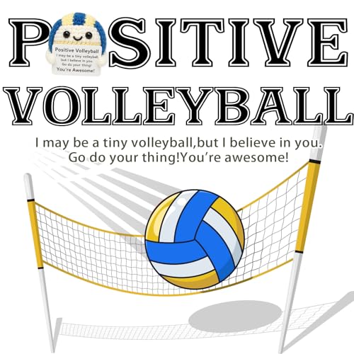Handmade Crochet Volleyball Emotional Support Gift for Players
