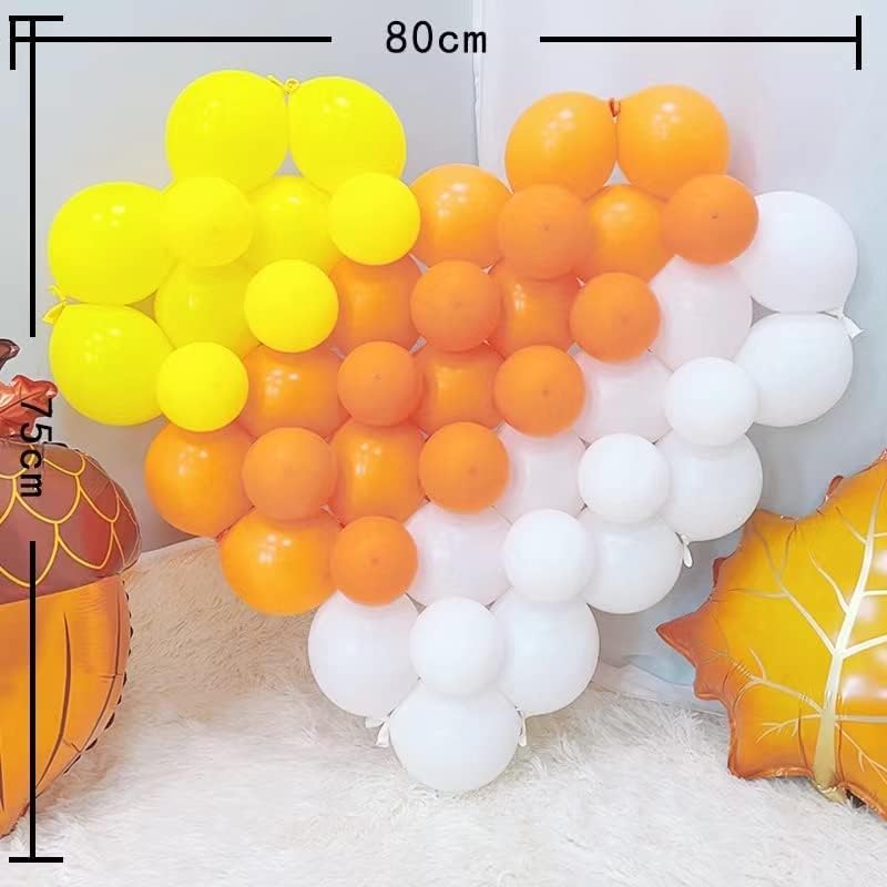 Pearl White Link Balloons - 10 Inch Latex Balloons for Wedding & Birthday Decorations | 80 Pcs