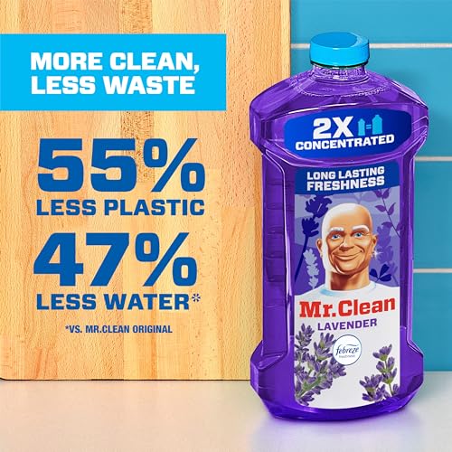 Mr. Clean 2X Concentrated All Purpose Cleaner, Lavender, 41oz