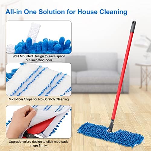 2 Pack Microfiber Mop Head Refill for O Ceda Dual Action System
