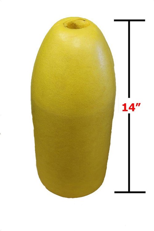 2-Pack of KUFA Sports Prawn Trap Accessory Combo, Ø1/4" x 400' Non-Lead Sinking line, 14" Float and Vented Bait Jar (SL4+F13Y+HB5) x2