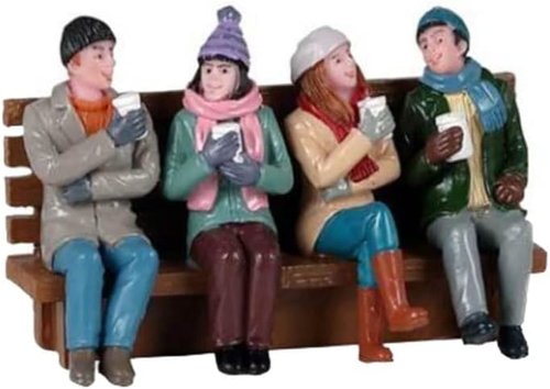 Lemax Coffee And Friends Figurine - Charming Collectible Decor For Coffee Lovers