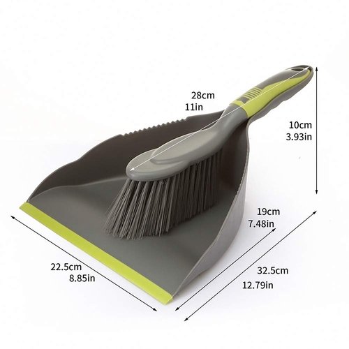 WDDBHSKN Dust pan Broom Dustpan Brush - Dust Pans with Brush, Dustpan and Brush Set, Handheld Broom and Dustpan Set are Used to Clean Kitchens, Floors, Tables, and Animal Cages.
