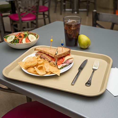 Carlisle FoodService Products Café Cafeteria Tray, Fast Food Tray for