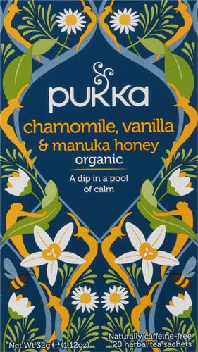 Pukka Chamomile, Vanilla & Manuka Honey Herbal Tea - 40 Bags