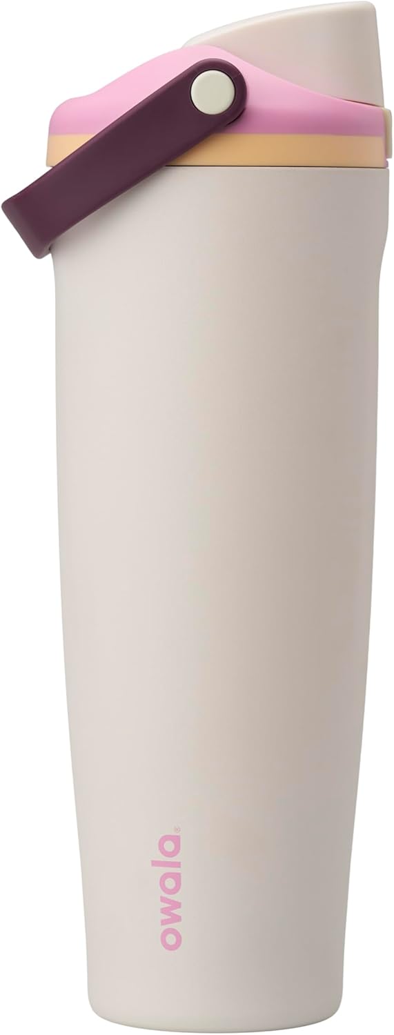 Owala FreeSip Sway Insulated Stainless Steel Water Bottle - 40oz, Two-Way Spout, BPA Free, Daybreak