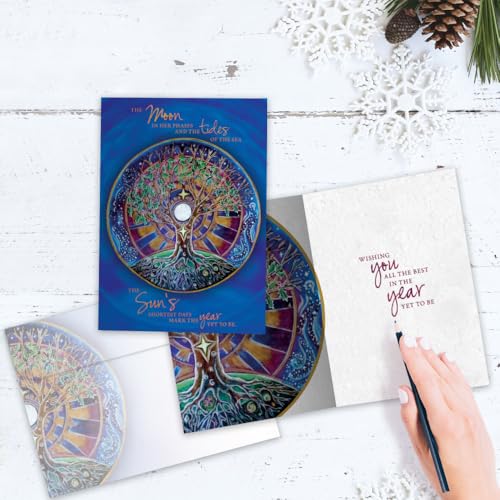 Eco-Friendly Winter Solstice Greeting Cards - Set of 10
