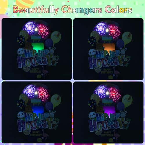 3D Pop Up Kids Birthday Card with Music & Lights