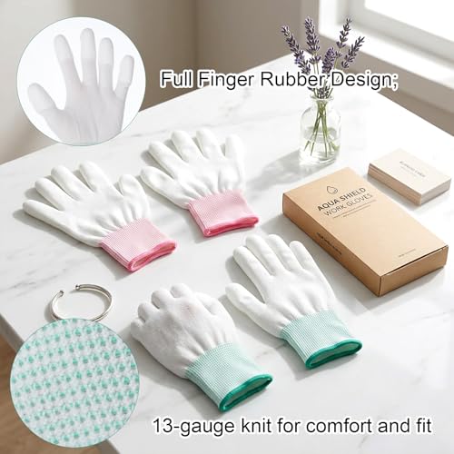 Heat Resistant Gloves 4PCS for Hair Styling and Quilting Sewing