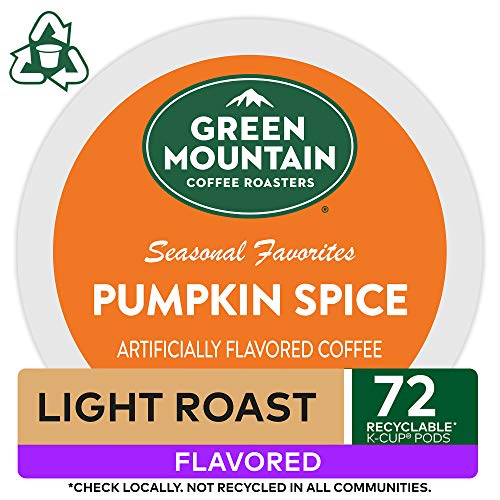 Green Mountain Pumpkin Spice Coffee K-Cup Pods, 72 Count